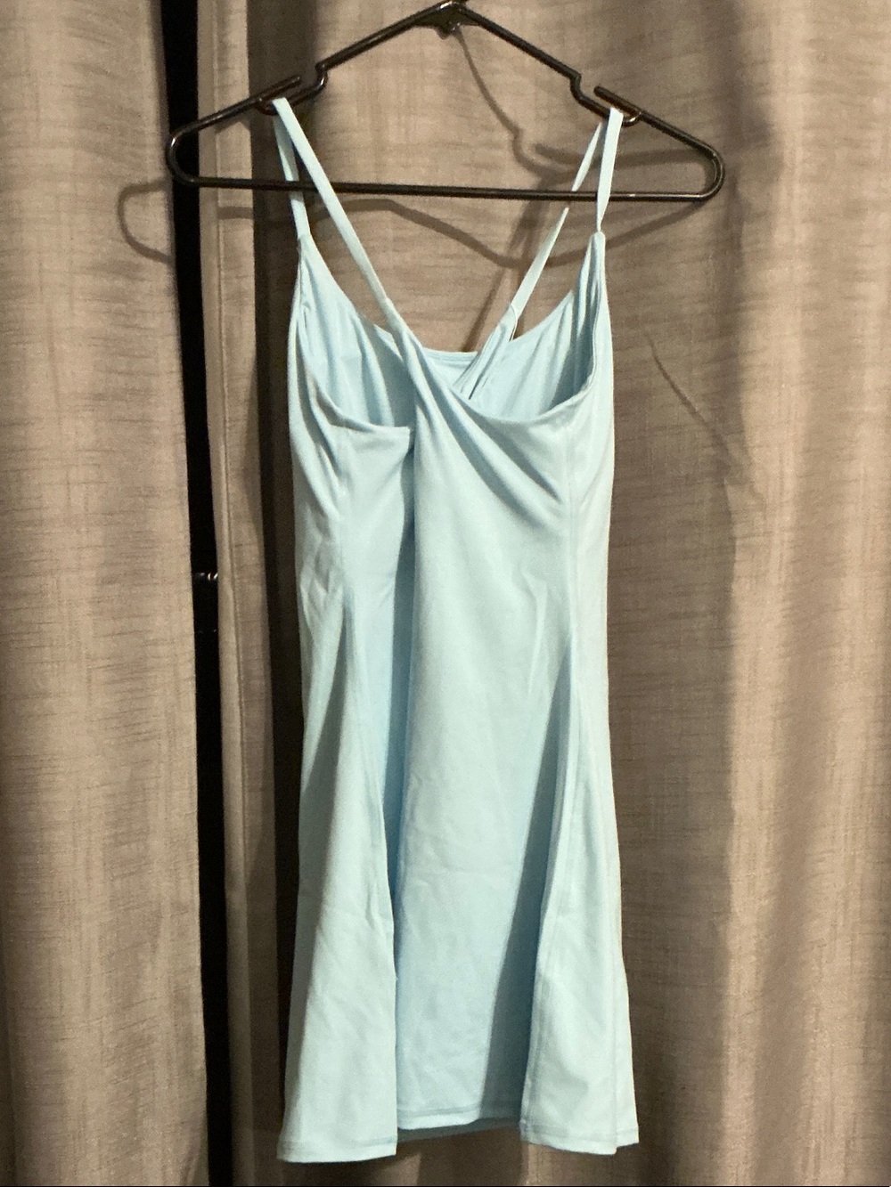 HALARA Pale Blue Spaghetti Strap Mini Dress - Picture 3 of 4
